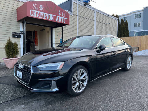 2022 Audi A5 Sportback for sale at Champion Auto LLC in Quincy MA