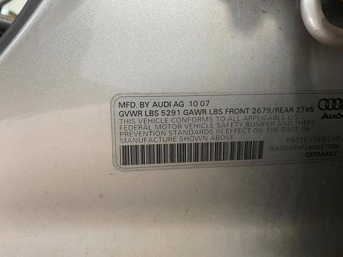 2008 Audi A6 3.2 quattro