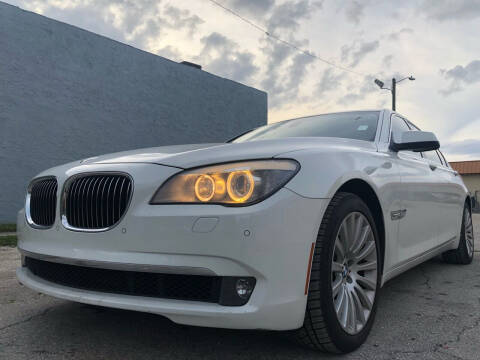 2012 BMW 7 Series for sale at Eden Cars Inc in Hollywood FL