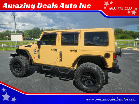 2014 Jeep Wrangler Unlimited for sale at Amazing Deals Auto Inc in Land O Lakes FL