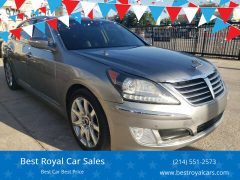 2013 Hyundai Equus for sale at Best Royal Car Sales in Dallas TX