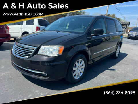 2014 Chrysler Town and Country for sale at A & H Auto Sales in Greenville SC