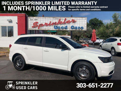 2013 Dodge Journey for sale at Sprinkler Used Cars in Longmont CO