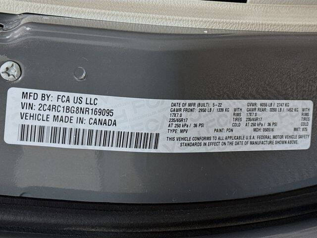 2022 Chrysler Pacifica Touring L