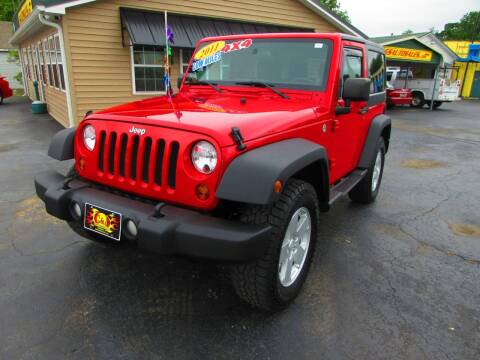 2011 Jeep Wrangler for sale at G and S Auto Sales in Ardmore TN