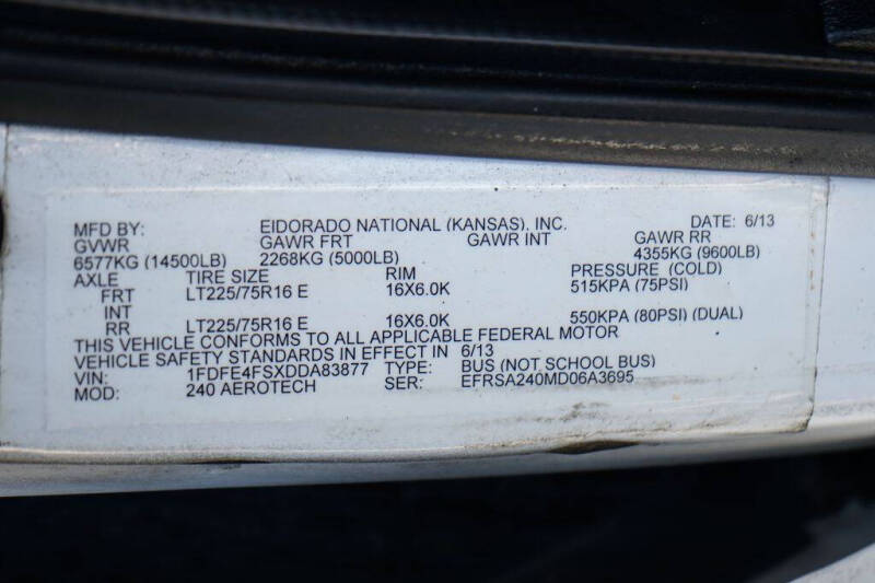 2013 Ford E-Series E-450 SD