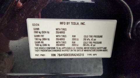 2024 Tesla Model Y Long Range