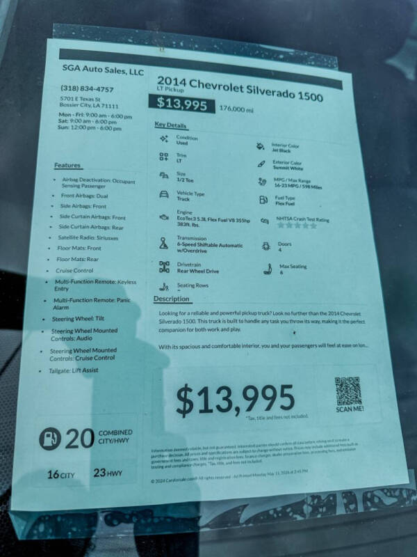 2014 Chevrolet Silverado 1500