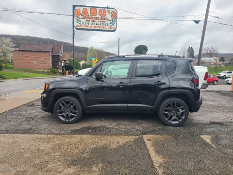 2021 Jeep Renegade for sale at BABO'S MOTORS INC in Johnstown PA