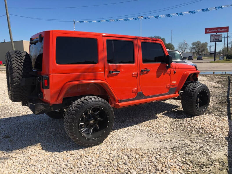 2015 Jeep Wrangler Unlimited for sale at KEATING MOTORS LLC in Sour Lake TX