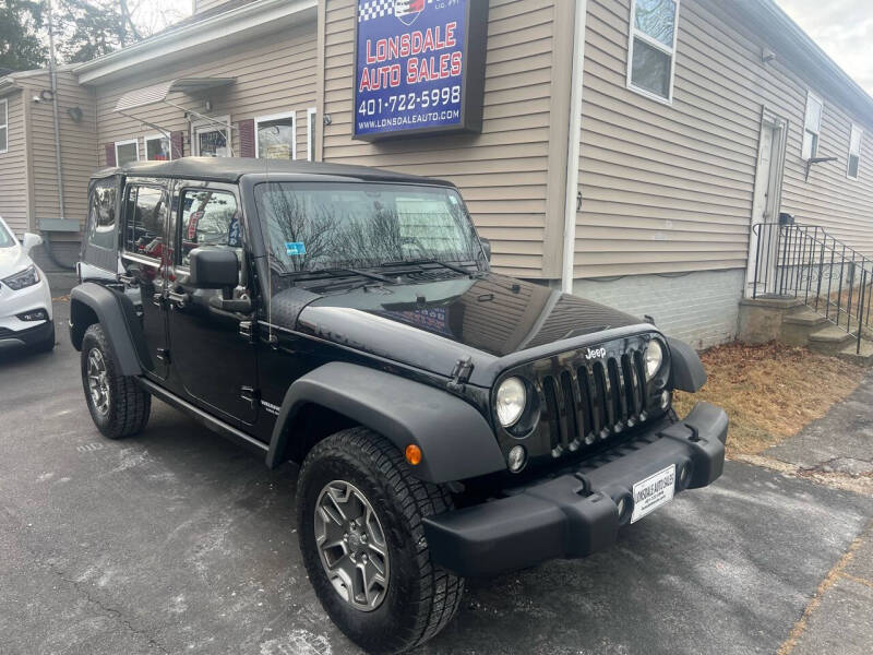 2014 Jeep Wrangler Unlimited for sale at Lonsdale Auto Sales in Lincoln RI