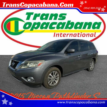 2015 Nissan Pathfinder for sale at TransCopacabana.Com in Hollywood FL