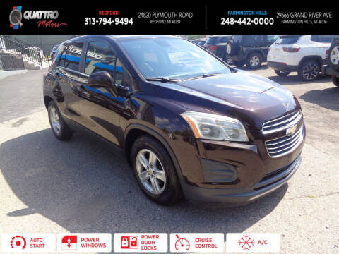 2016 Chevrolet Trax for sale at Quattro Motors 2 in Farmington Hills MI