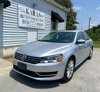 2013 Volkswagen Passat for sale at Karas Auto Sales Inc. in Sanford NC