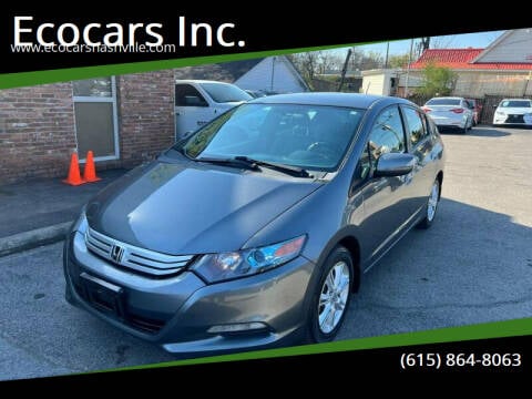 2010 Honda Insight for sale at Ecocars Inc. in Nashville TN