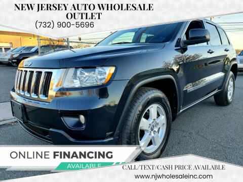 2012 Jeep Grand Cherokee for sale at New Jersey Auto Wholesale Outlet in Union Beach NJ