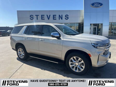 2022 Chevrolet Tahoe for sale at STEVENS FORD in Enid OK
