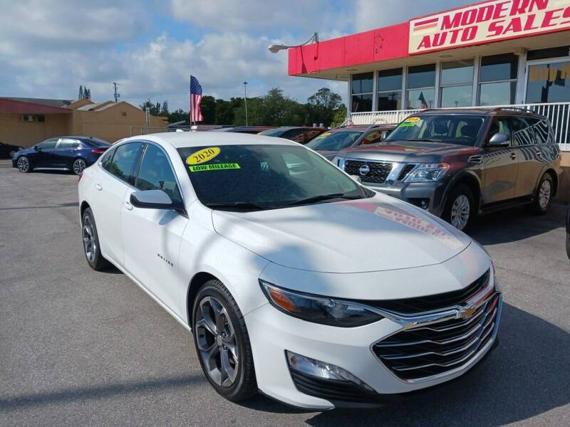 2020 Chevrolet Malibu for sale at Modern Auto Sales in Hollywood FL
