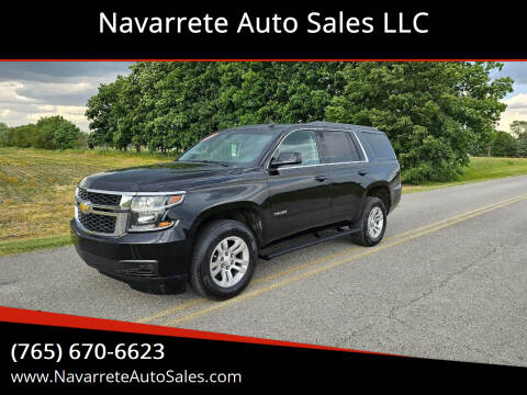2015 Chevrolet Tahoe for sale at Navarrete Auto Sales LLC in Frankfort IN