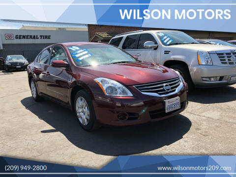 2010 Nissan Altima for sale at WILSON MOTORS in Stockton CA