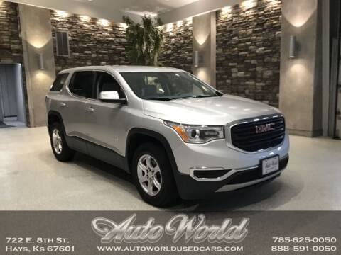 2018 GMC Acadia for sale at Auto World Used Cars in Hays KS