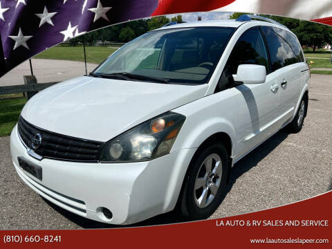 2008 Nissan Quest for sale at LA Auto & RV Sales and Service in Lapeer MI