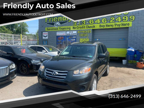 2012 Hyundai Santa Fe for sale at Friendly Auto Sales in Detroit MI