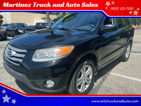2012 Hyundai Santa Fe for sale at Martinez Truck and Auto Sales in Martinez CA