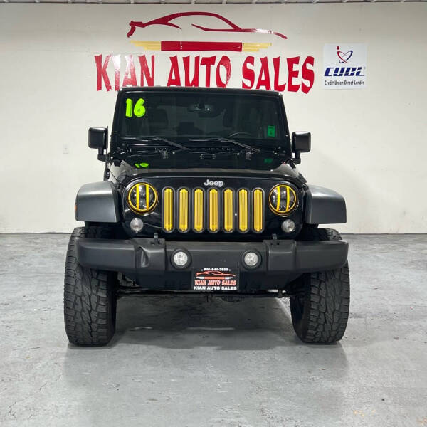 2016 Jeep Wrangler Unlimited for sale at Kian Auto Sales in Sacramento CA