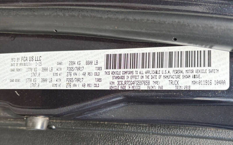2015 RAM 1500 Tradesman