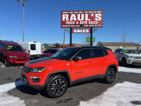 2019 Jeep Compass for sale at RAUL'S TRUCK & AUTO SALES, INC in Oklahoma City OK