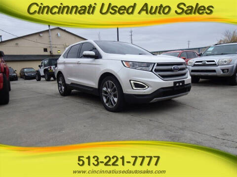 2015 Ford Edge for sale at Cincinnati Used Auto Sales in Cincinnati OH