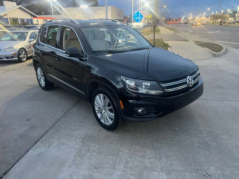 Used 2014 Volkswagen Tiguan SEL with VIN WVGBV3AX4EW562748 for sale in Norfolk, VA