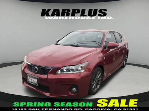 2013 Lexus CT 200h for sale at Karplus Warehouse in Pacoima CA