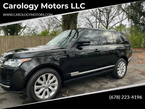 2015 Land Rover Range Rover for sale at Carology Motors LLC in Marietta GA