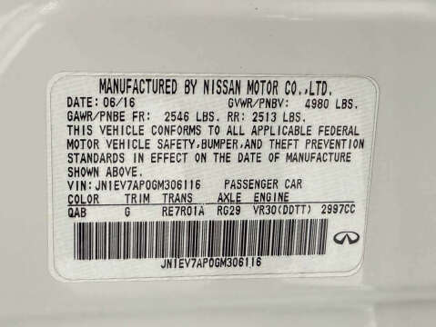 2016 Infiniti Q50 3.0T Premium