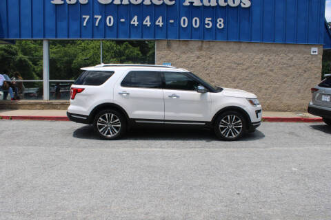 2018 Ford Explorer Platinum