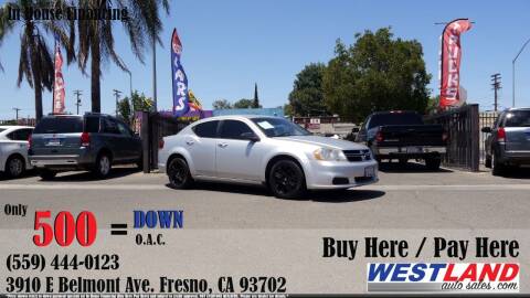 2011 Dodge Avenger for sale at Westland Auto Sales in Fresno CA