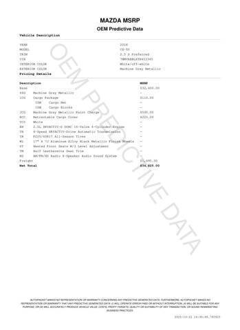 2026 Mazda CX-50 2.5 S Preferred