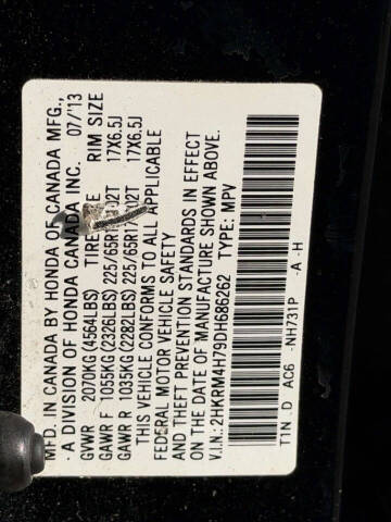 2013 Honda CR-V EX-L w/Navi