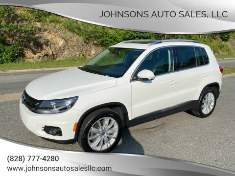 2013 Volkswagen Tiguan for sale at Johnsons Auto Sales, LLC in Marshall NC