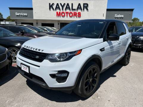 2016 Land Rover Discovery Sport for sale at KAYALAR MOTORS in Houston TX
