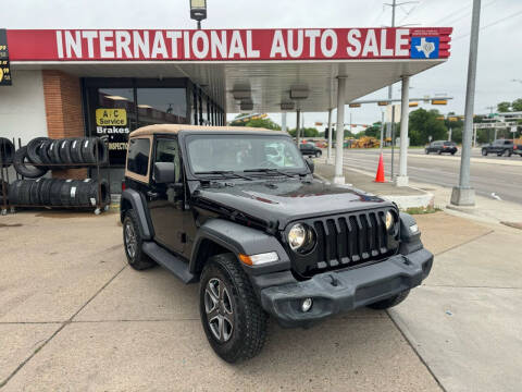 2020 Jeep Wrangler for sale at International Auto Sales in Garland TX