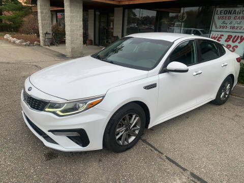 2019 Kia Optima for sale at Leonard Enterprise Used Cars in Orion Township MI