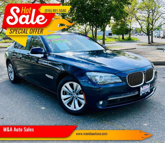 2011 BMW 7 Series for sale at M&A Auto Sales in Sacramento CA