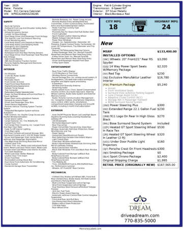 2025 Porsche 911 Carrera