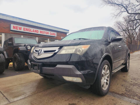 2007 Acura MDX for sale at New England Motor Cars in Springfield MA