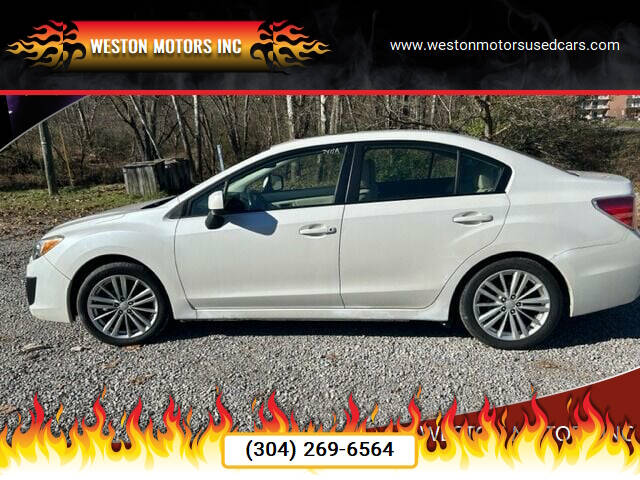 2012 Subaru Impreza for sale at WESTON MOTORS INC in Weston WV