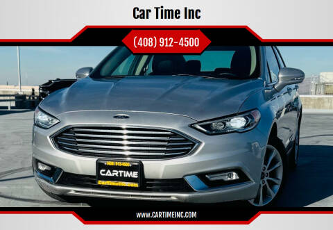 2017 Ford Fusion for sale at Car Time Inc in San Jose CA