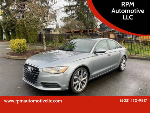 2014 Audi A6 for sale at RPM Automotive LLC in Portland OR